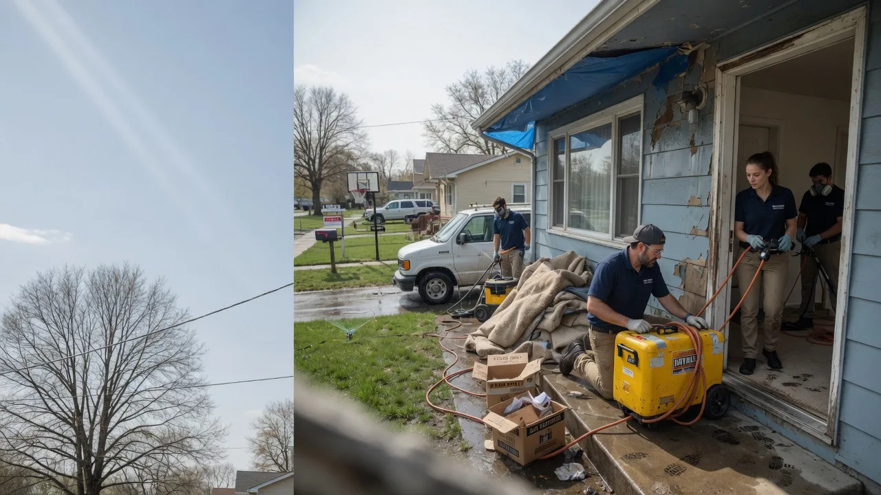 Basement Flood Cleanup in Kankakee, IL near me
